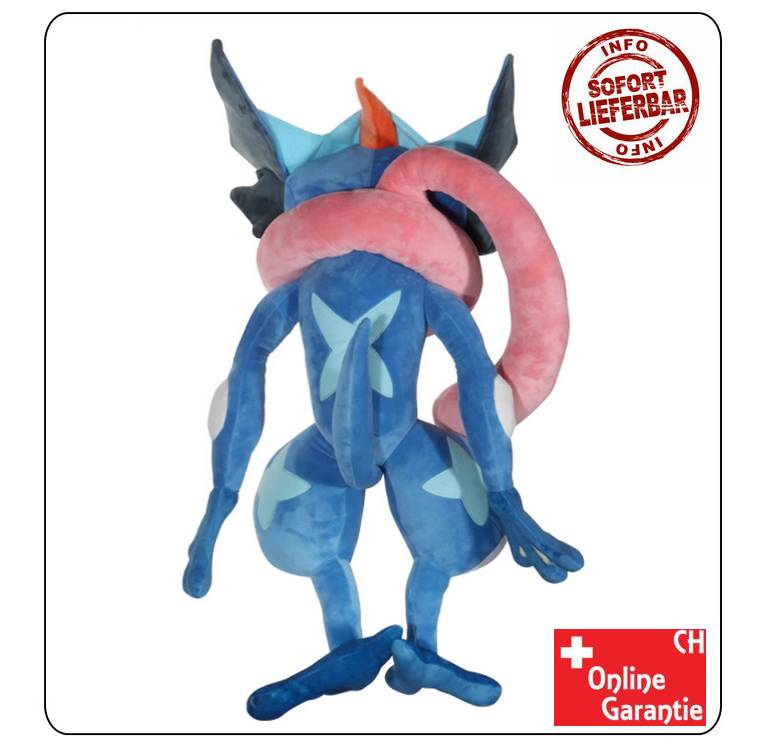 Pokmon Quajutsu Greninja Kuscheltier Pokemon Plschtier 70cm Stofftier Plsch Figur Fan Spielzeuge & Basteln 2