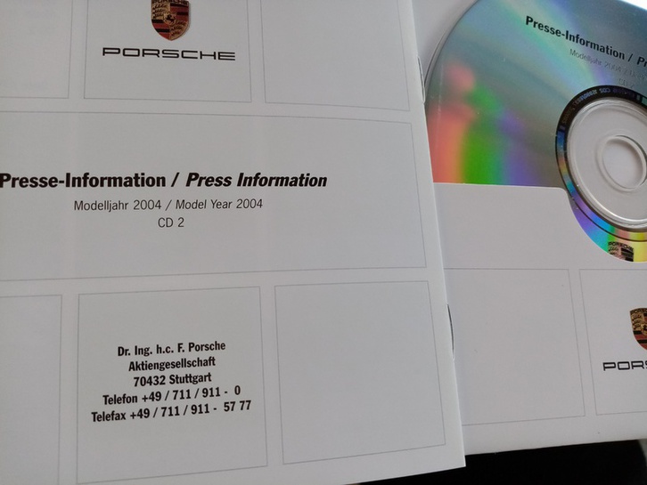 Porsche Presse Booklet Boxster 1. Generation Facelift Sammeln 2