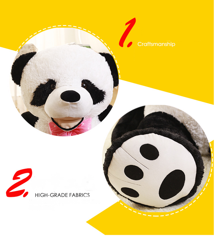 Riesen Panda XXL Br Pandabr Schwarz Weiss Geschenk XXXL 2.6m 260cm Schweiz Online Garantie Versand Abholbereit Frau Freundin Kind Kinder Valentinstag Geburtstag Weihnachten Baby & Kind 2