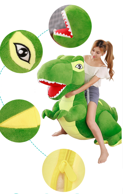 Riesen Plsch Dino Dinosaurier Stofftier Tyrannosaurus Saurier Plschdino XXL 210cm Geschenk T-rex Kind Kind Kinderzimmer Baby & Kind 2