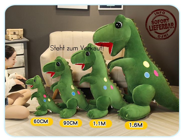 Riesen Plüsch Dino Dinosaurier Stofftier Tyrannosaurus Saurier Plüschdino XXL 100cm 1m Geschenk T-rex Kind Kinder Kids Kind Frau Freundin 2 Riesen Plüsch Dino Dinosaurier Stofftier Tyrannosaurus Saurier Plüschdino XXL 100cm 1m Geschenk T-rex Kind Kinder Kids Kind Frau Freundin Spielzeuge & Basteln 2