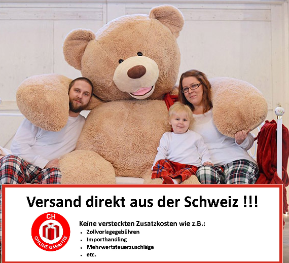 Riesengrosser Plüschbär Plüsch Teddy Teddybär Plüschbär XXL 3 Grössen (160cm 200cm 260cm) Geschenk Geburtstag Weihnachten 3 Riesengrosser Plüschbär Plüsch Teddy Teddybär Plüschbär XXL 3 Grössen (160cm 200cm 260cm) Geschenk Geburtstag Weihnachten Spielzeuge & Basteln 3
