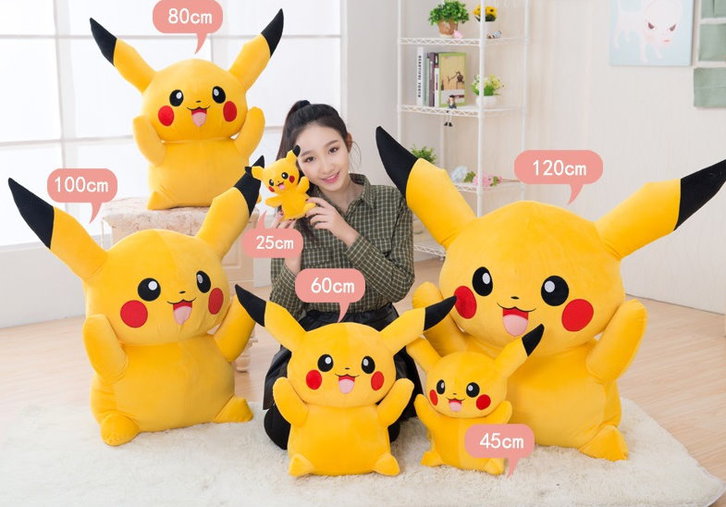 Riesengrosses Pokmon Pikachu XXL Plsch Kuscheltier Plschtier 120cm XXL Geschenk fr Kinder Freund Sammler Hochwertig verarbeitet Schweiz Online Spielzeuge & Basteln 2