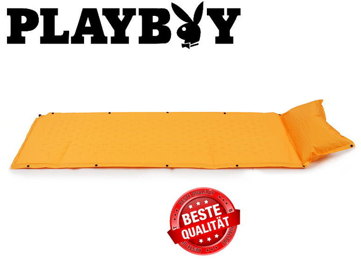 Selbstaufblasbare Playboy Luftmatratze Luft Matratze Schlafsack Schlafmatte Camping VIP Campen Outdoor Luxus Tickets & Gutscheine 2