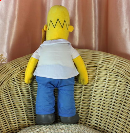 Simpsons Plüsch Figur Stofftier Homer Simpson TV Serie ca. 55cm Geschenk Fan Die Simpsons Spielzeuge & Basteln 3