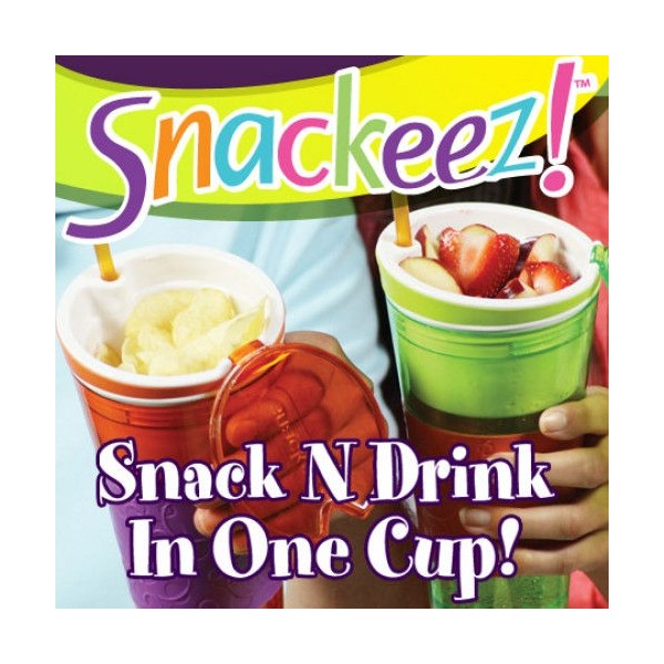 Snackeez Snack & Drink in einem Becher TV Werbung Einfach befüllt & fest verschlossen Baby & Kind
