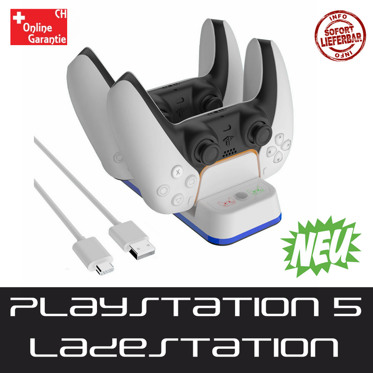 Sony Playstation 5 PS5 Controller DualSense Ladestation Gamepad Charger Zubehr Konsole Sonstige