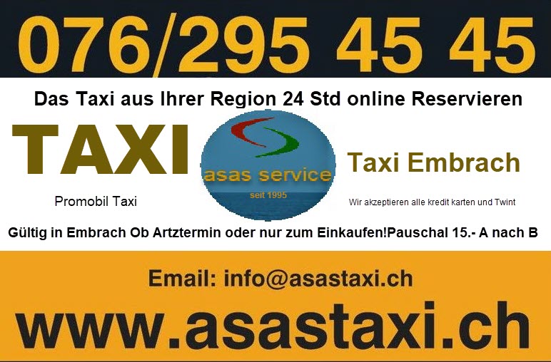 Taxi Rorbas-Freienstein-Flughafen Kloten Büro & Gewerbe 3