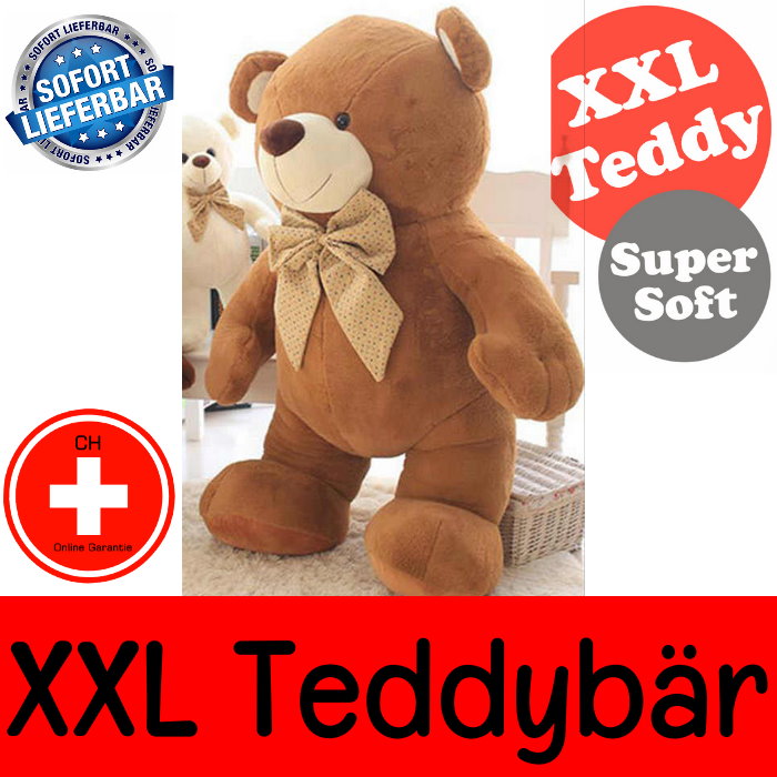 Teddy XXL Teddybr Tedi 210cm Geschenk Br Plsch Kind Frau Freundin Plschtier Kuschelbr XXXL Schweiz Spielzeuge & Basteln