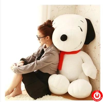 The Peanuts Snoopy Plsch Plschfigur Plschtier Kuscheltier Stofftier Hund XXL 100cm Geschenk Fan TV Serie Spielzeuge & Basteln