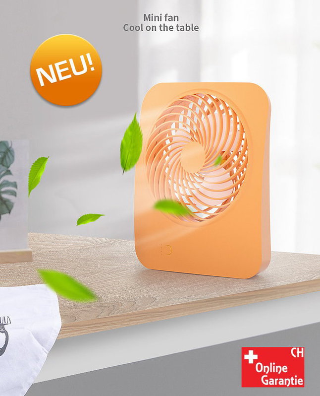 Ventilator Batteriebetrieben Batterien Fan Tisch Mobil Bro Camping Outdoor Reisen Sonstige