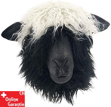 Walliser Schwarznasenschaf Maske Schaf 2 Walliser Schwarznasenschaf Maske Schaf Kleidung & Accessoires 2