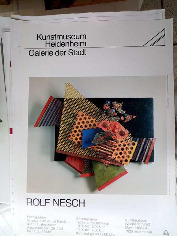 Zeitgenssische Kunst Plakat Rolf Nesch Sammeln