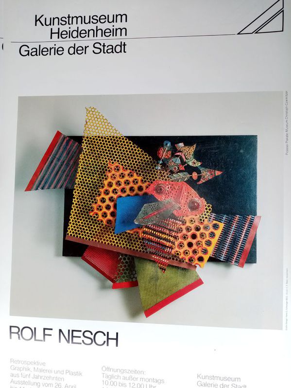 Zeitgenssische Kunst Plakat Rolf Nesch Sammeln 2