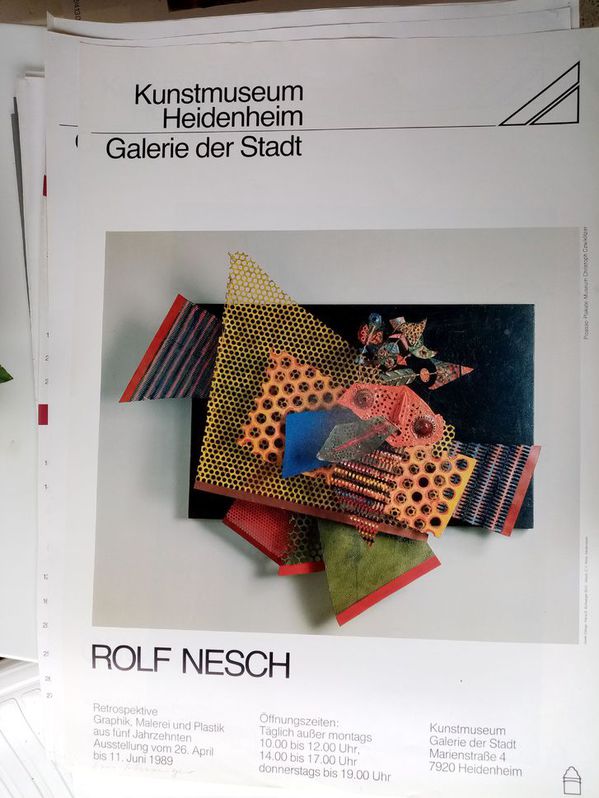 Zeitgenssische Kunst Plakat Rolf Nesch Sammeln 3