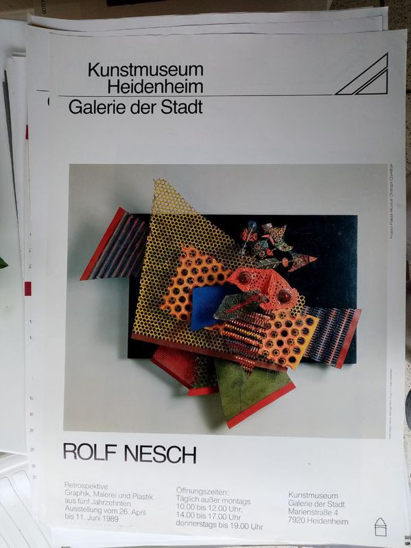 Zeitgenssische Kunst Plakat Rolf Nesch Sammeln 4