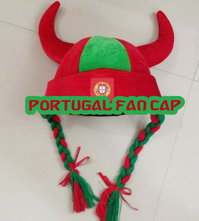  Portugal Fan Hut Percke Kappe Team Wikinger WM EM Fanprodukt Fan Artikel Fussball