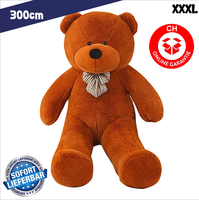 XXL XXXL Riesenteddybär Riesen Teddy Teddybär 300cm Bär dunkelbraun Geschenk Weihnachten Kind Frau Freundin