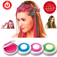 Hot Huez Temporary Hair Chalk - Haarkreide, Tönung, Färben, Farbe - 4 Farben Fasnacht Party Spontan Haarfärbe Frau