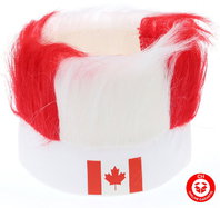 Kanada Canada Fan Percke Hut Stirnband Kappe Team Canada Fanpercke Strubbelhaar Fan Hockey