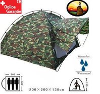 Militär Outdoor Camping Zelt 3 Personen Openair Angler Jäger Vorzelt