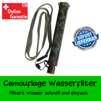 Militär Wasserfilter Wasser Filter Fluss See Wandern Outdoor Draussen Ferien Camping Wasseraufbereitung Survival