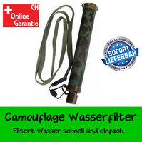 Militr Wasserfilter Wasser Filter Fluss See Wandern Outdoor Draussen Ferien Camping Wasseraufbereitung Survival