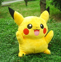 Pokemon Pikachu Pokémon 80cm Plüsch Plüschtier Fanartikel 80cm XL XXL Geschenk Kind Kinder Frau Freundin Fan Shop Fan-Merch