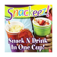 Snackeez Snack & Drink in einem Becher TV Werbung Einfach befllt & fest verschlossen